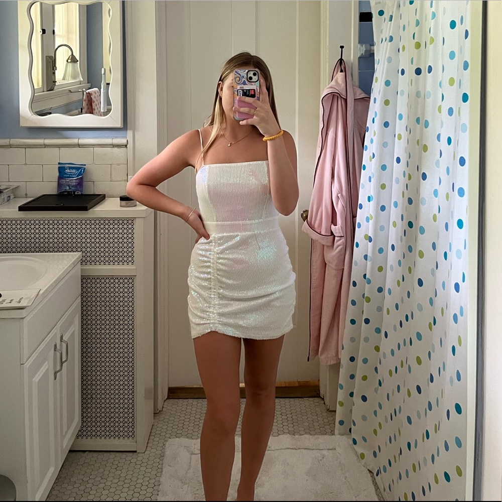 Superdown Harlee Sequin Cami Dress